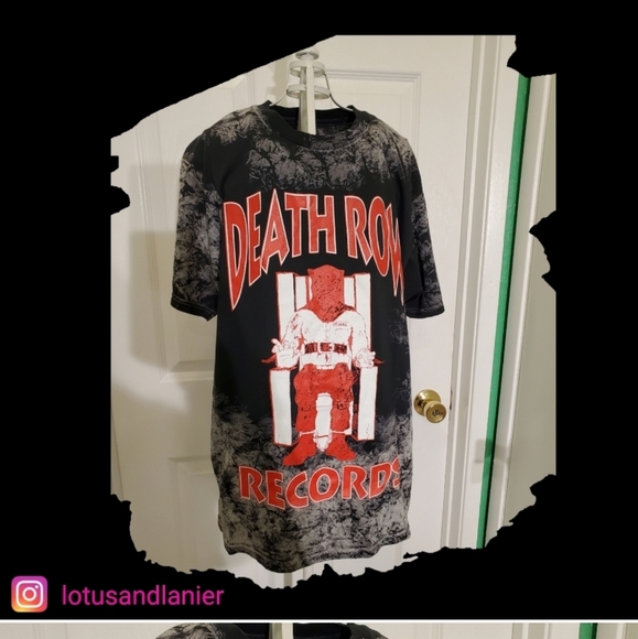 Death Row Records Tye Dye T-Shirt Sz Medium Slim - Picture 6 of 6